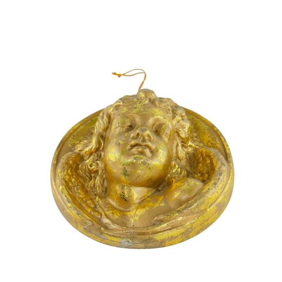 Vintage Gold Cherub Angel Ornament Baroque Christmas Tree Décor - Picture 8 of 9